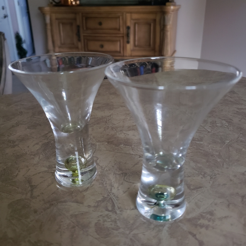 Handblown, 4 oz. Cordial glasses - Picture 4 of 4